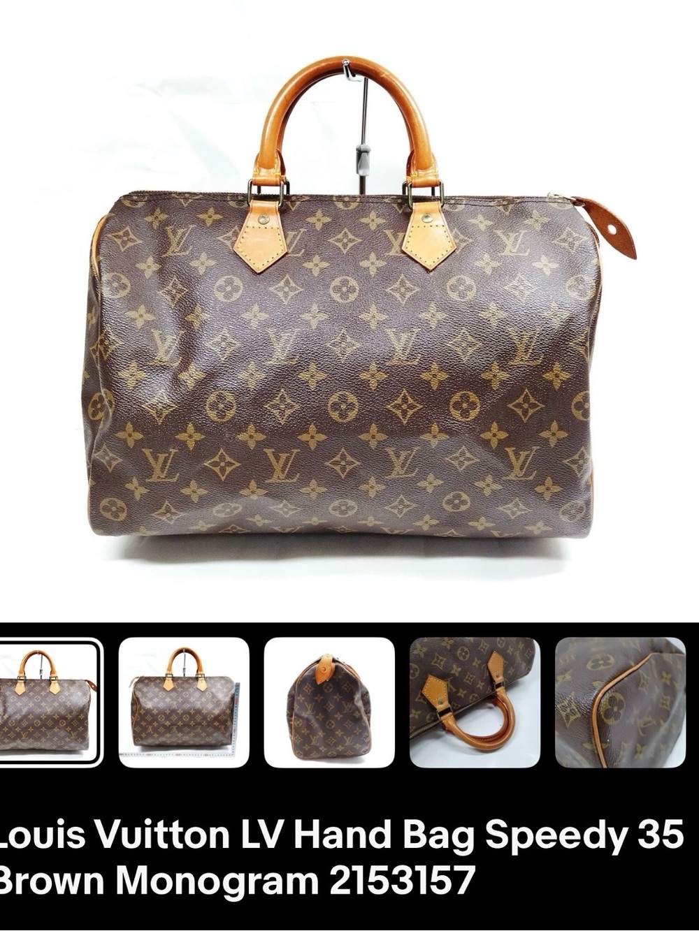 Louis Vuitton Monogram Speedy 35 - Picture 9 of 13